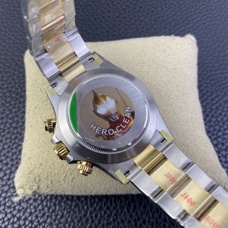 Replica Rolex Watch 5A Quality 4130 Timing Movement 904L Steel 1：1 40mm Clean Factory 12.4mm Thickness Daytona Watch