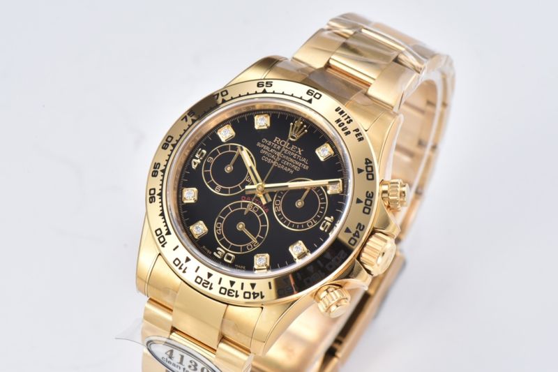 Replica Rolex Watch 5A Quality 4130 Timing Movement 904L Steel 1：1 40mm Clean Factory 12.4mm Thickness Daytona Watch
