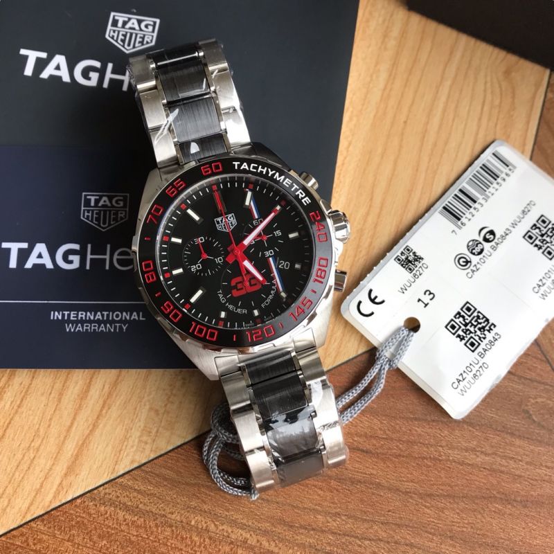 TAG Heuer Original Quality Swiss Quartz Timing Function Movement Steel Metal 43mm F1 Special Edition Watch