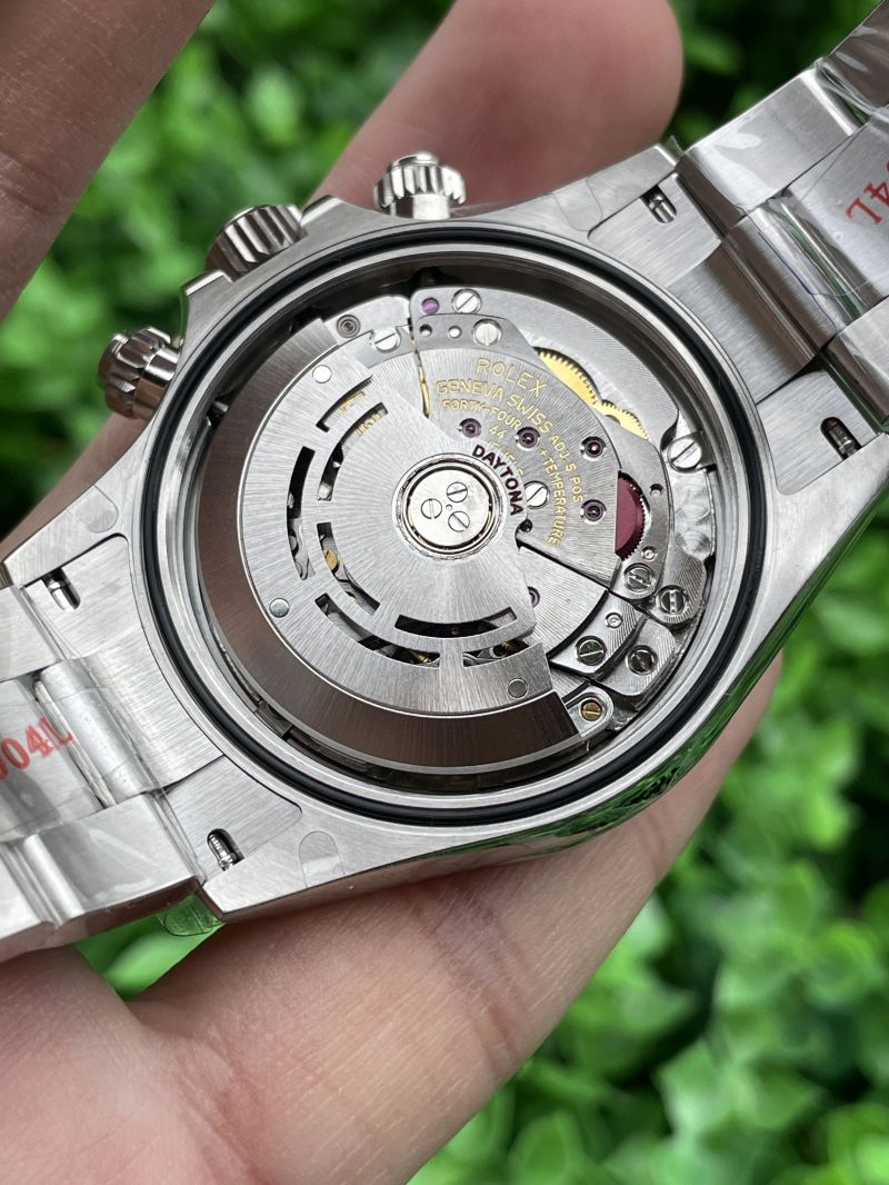 2023 Replica Rolex Watch 5A Quality 4130 Timing Movement 904L Steel 1：1 40mm ZF Factory 12.3mm Thickness 116500LN Daytona Watch