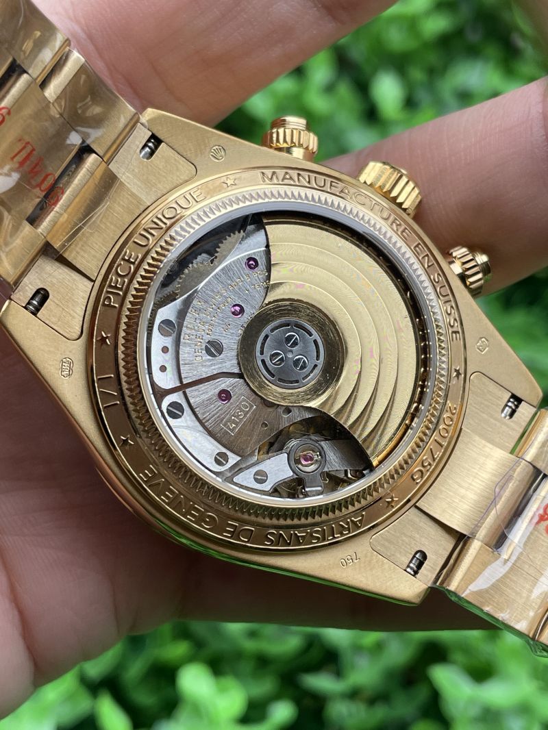 Replica Rolex Watch 5A Quality 4130 Timing Movement 904L Steel 1：1 40mm 13mm Thickness Vintage Daytona Watch