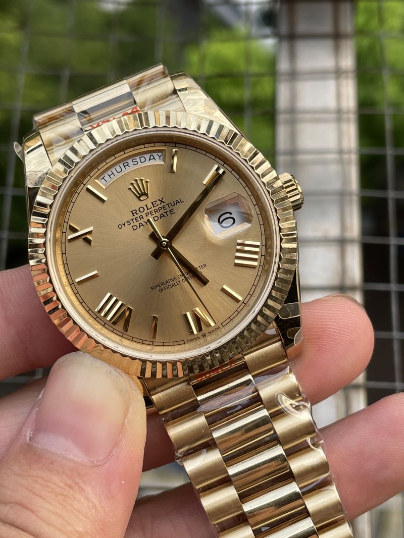 Replica Rolex Watch 5A Quality 3255 Clone Movement 904L Steel 1：1 40mm 228238 Day Date Watch