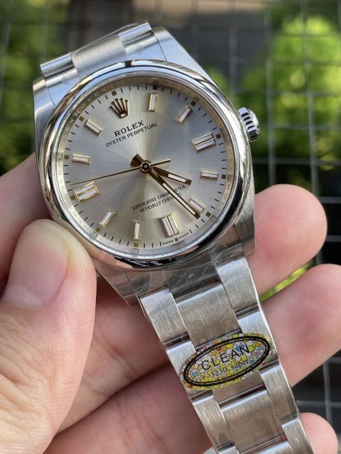 Replica Rolex Watch 5A Quality 3230 Clone Movement 904L Steel 1：1 36mm Clean Factory 126000 Oyster Perpetual Watch
