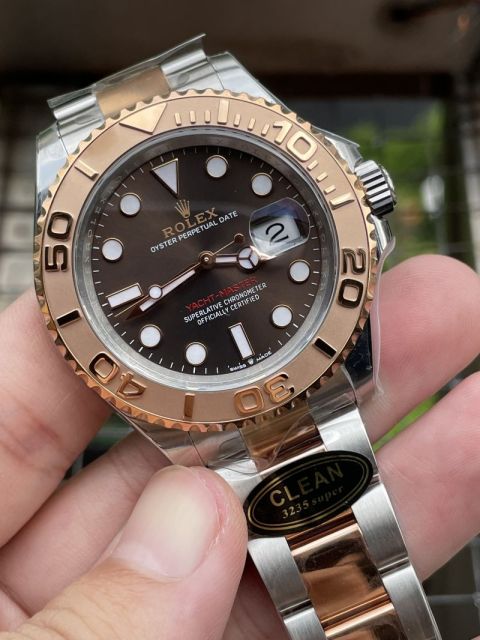 Replica Rolex Watch 5A Quality 3235 Clone Movement 904L Steel 1：1 40mm Clean Factory 126621 Yacht Master Watch