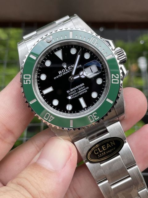 Replica Rolex Watch 5A Quality 3235 Clone Movement 904L Steel 1：1 41mm Clean Factory 126610LV Submariner Starbucks Watch