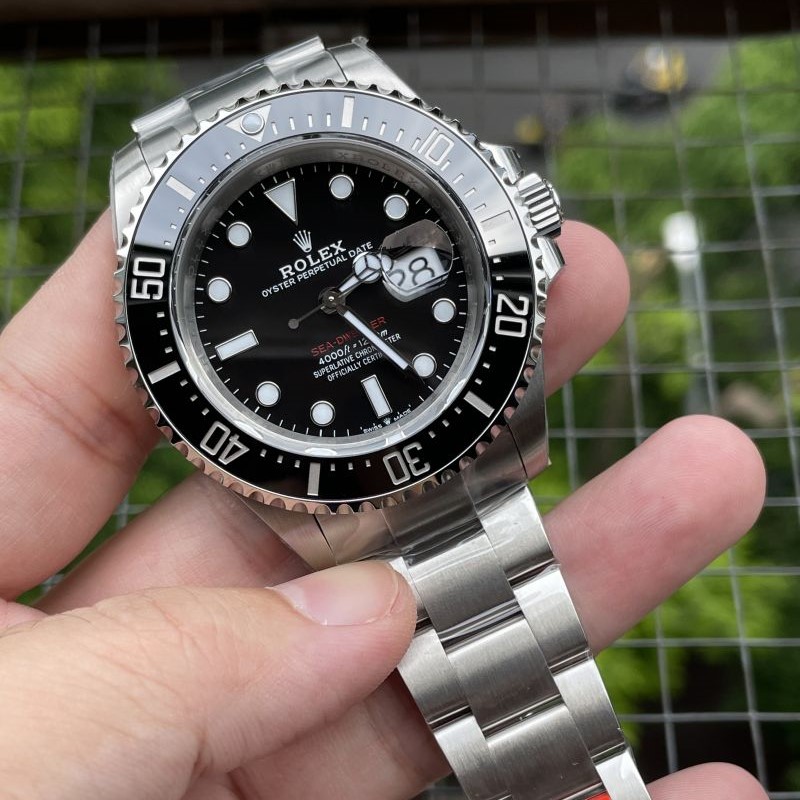 Replica Rolex Watch 3235 Clone Movement 904L Steel 43mm 1:1 Noob Factory 126600 Sea Dweller Watch