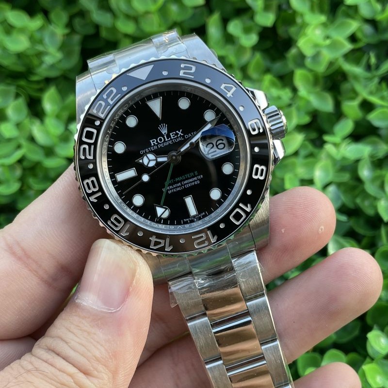 Replica Rolex Watch 3186 Movement 904L Steel 40mm 1:1 Noob Factory 126710LN GMT Master Watch