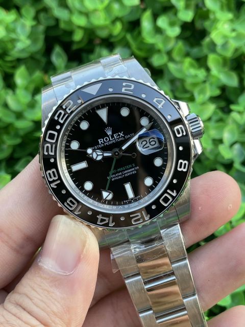Replica Rolex Watch 3186 Movement 904L Steel 40mm 1:1 Noob Factory 126710LN GMT Master Watch