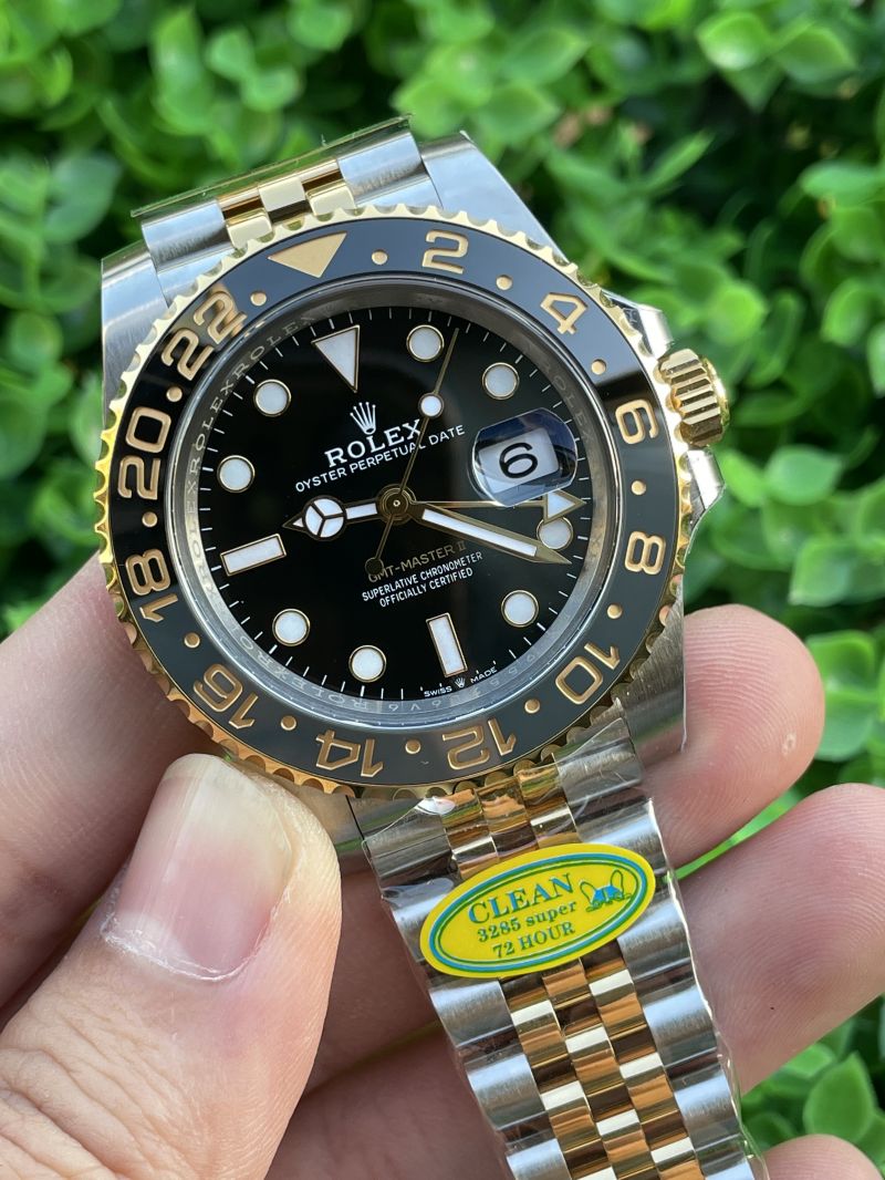 Replica Rolex Watch 3285 Movement 904L Steel 40mm 1:1 Clean Factory 126713GRNR GMT Master Watch