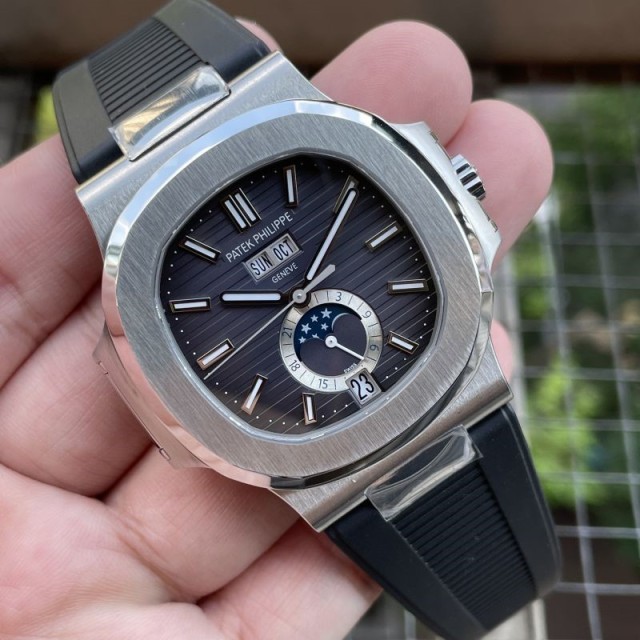 Replica Patek Philippe PP 5A Quality Cal.324 Clone Movement With Moon Phase 5726 40mm Nautilus Watch