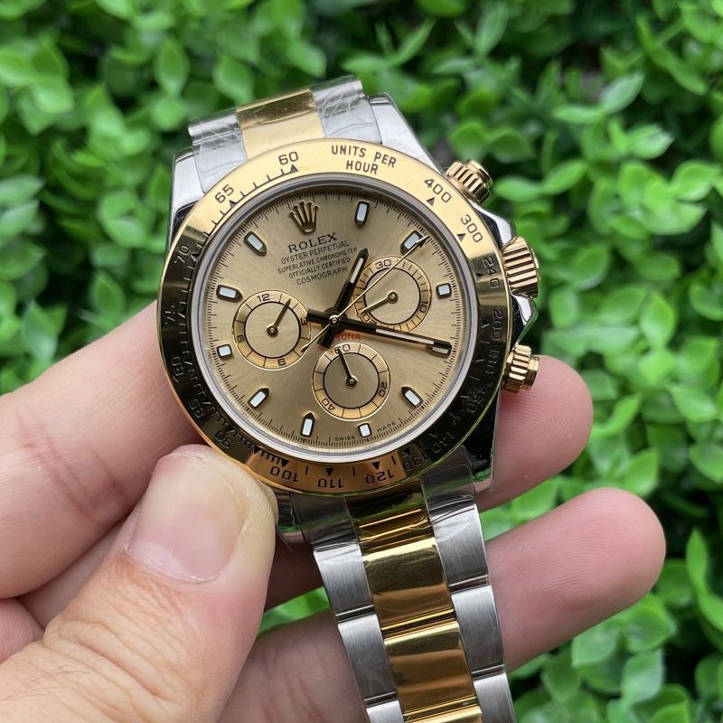 Replica Rolex Watch 5A Quality 7750 Timing Movement 904L Steel 1：1 40mm Noob Factory Daytona Watch