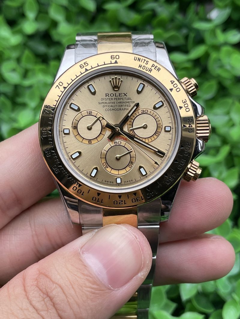 Replica Rolex Watch 5A Quality 7750 Timing Movement 904L Steel 1：1 40mm Noob Factory Daytona Watch