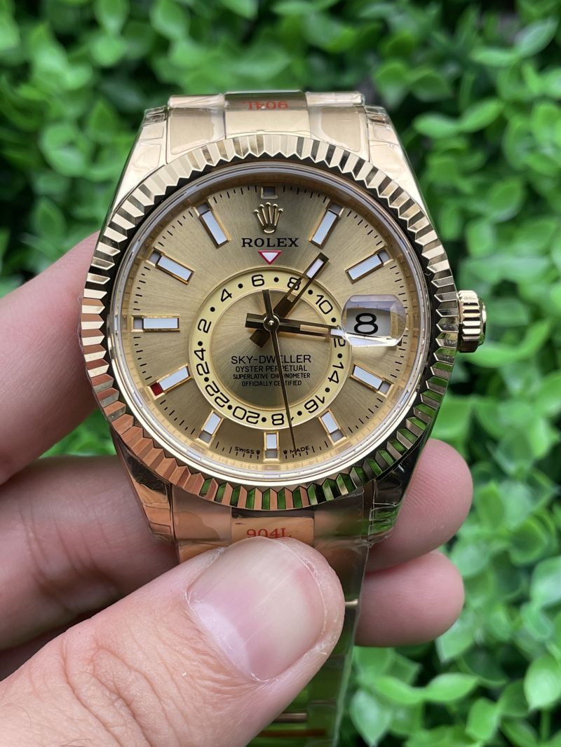 Replica Rolex Watch 5A Quality 9001 Clone Movement 904L Steel 1：1 42mm 336938 Noob Factory Sky Dweller Watch