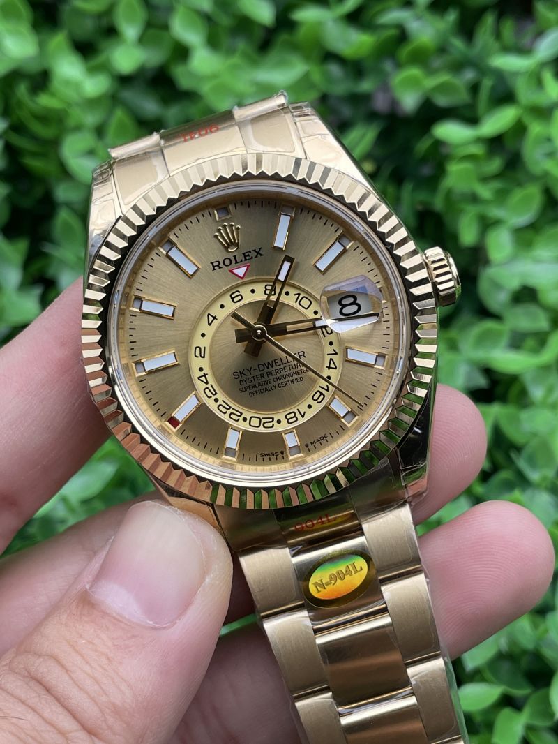 Replica Rolex Watch 5A Quality 9001 Clone Movement 904L Steel 1：1 42mm 336938 Noob Factory Sky Dweller Watch