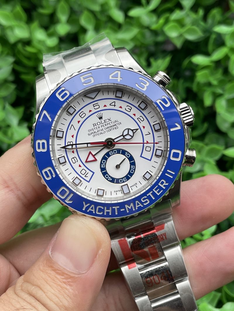 Replica Rolex Watch 5A Quality 7750 Timing Movement 904L Steel 43mm KF Factory 116680 Yacht Master Watch