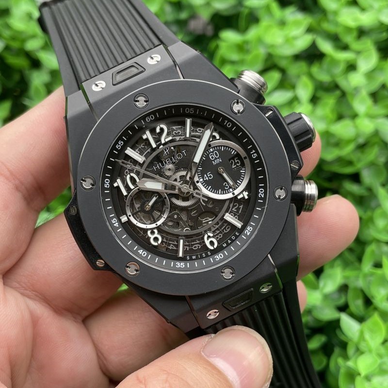 Replica Hublot HB Watch 5A Quality Swiss Clone 1280 Timing Movement 42mm Ceramic Case BBF Factory Big Bang Watch