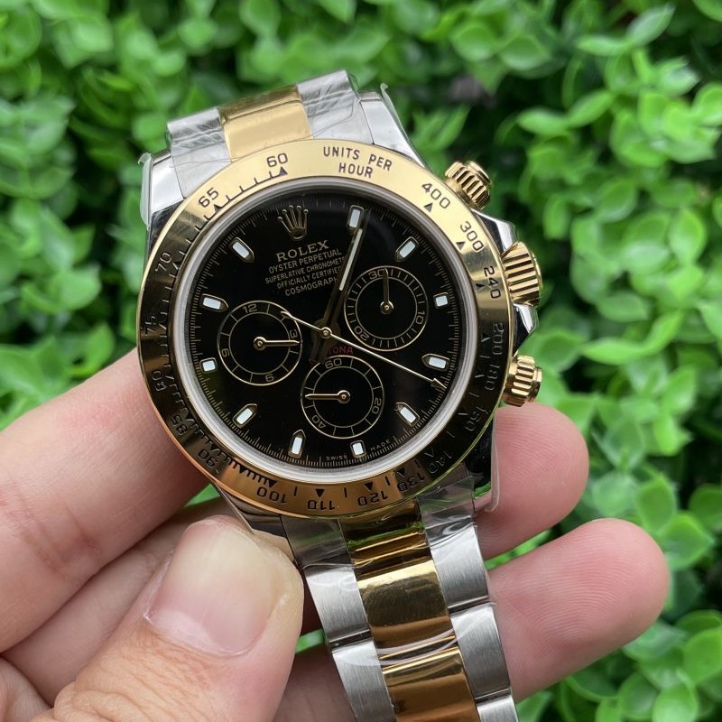 Replica Rolex Watch 5A Quality 7750 Timing Movement 904L Steel 1：1 40mm Noob Factory Daytona Watch