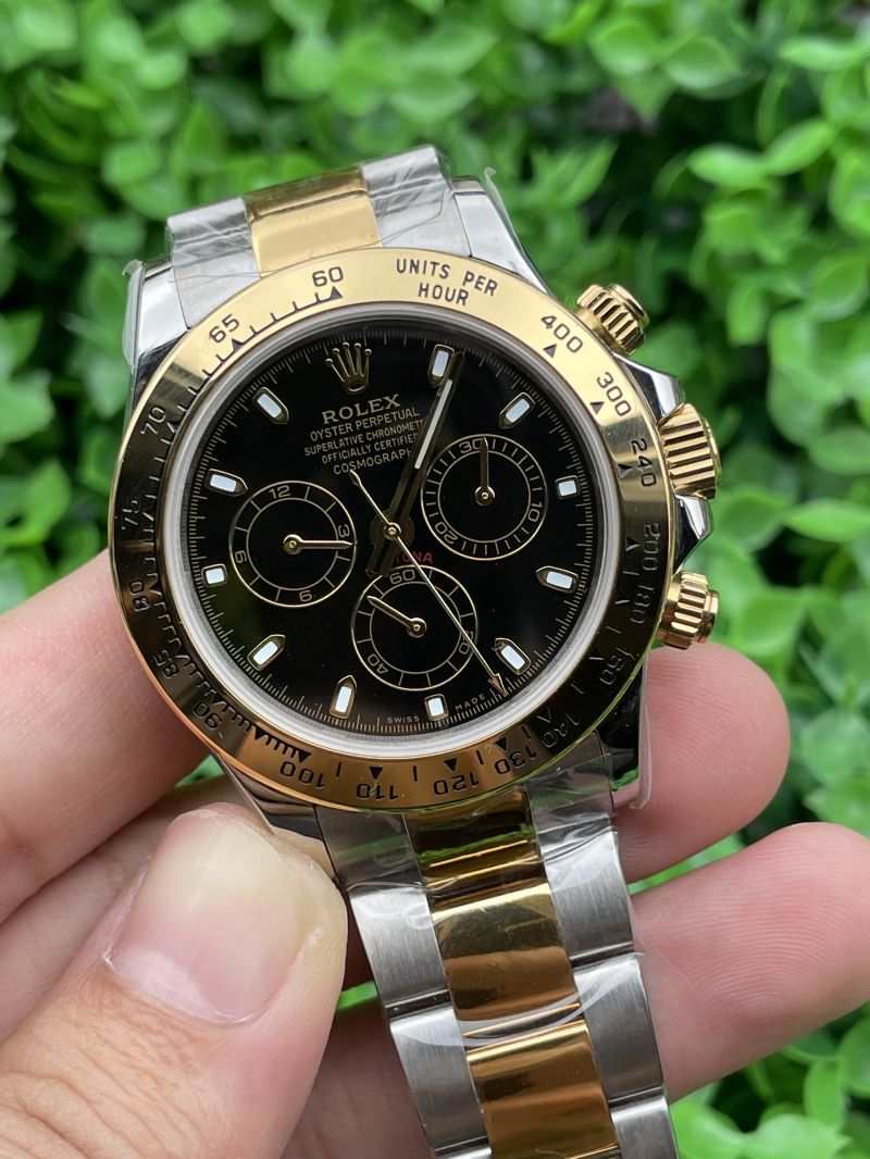 Replica Rolex Watch 5A Quality 7750 Timing Movement 904L Steel 1：1 40mm Noob Factory Daytona Watch