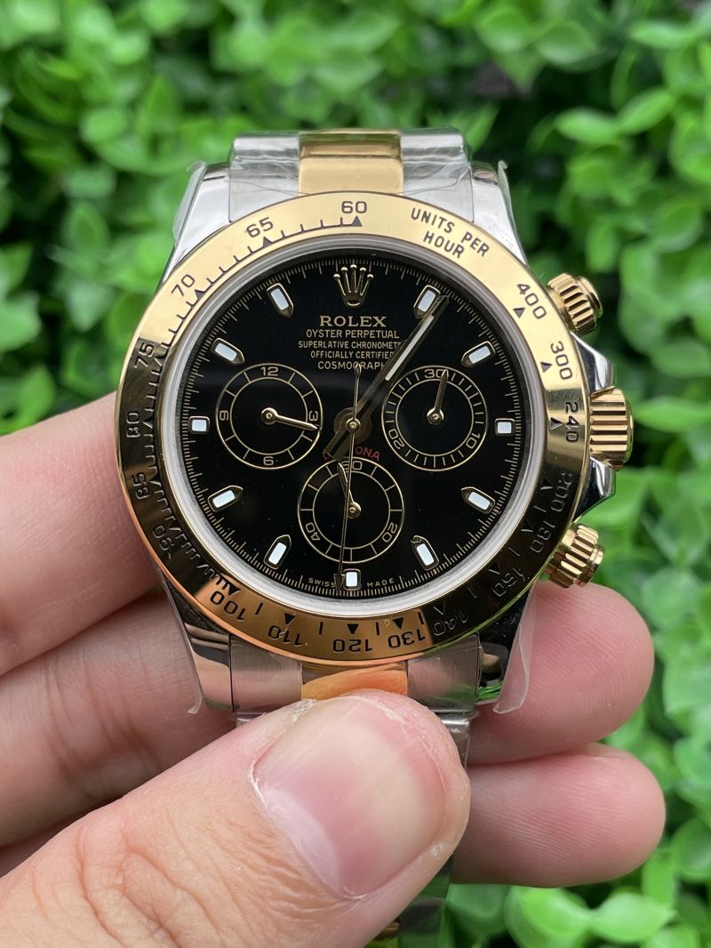Replica Rolex Watch 5A Quality 7750 Timing Movement 904L Steel 1：1 40mm Noob Factory Daytona Watch