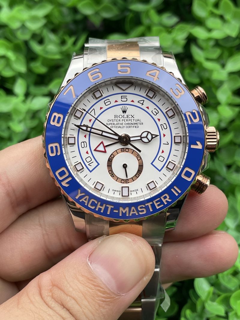 Replica Rolex Watch 5A Quality 7750 Timing Movement 904L Steel 43mm KF Factory 116681 Yacht Master Watch
