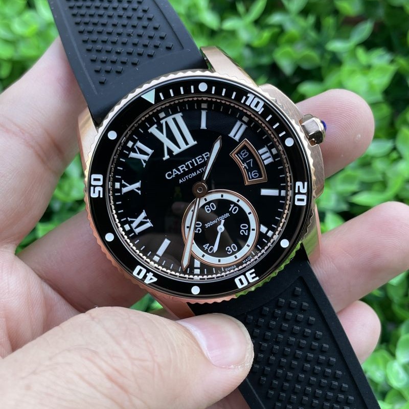 Replica Cartier Watch 5A Quality 2824 Movement 1:1 Stainless Steel 42mm CALIBRE Watch