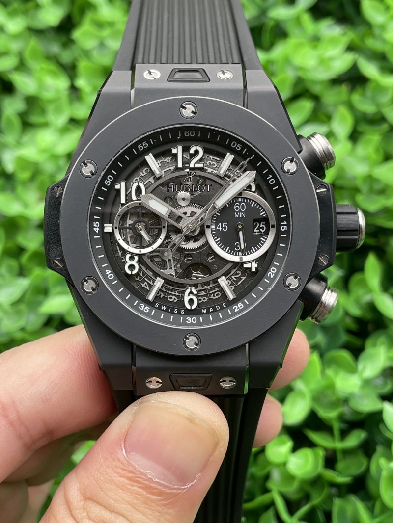 Replica Hublot HB Watch 5A Quality Swiss Clone 1280 Timing Movement 42mm Ceramic Case BBF Factory Big Bang Watch