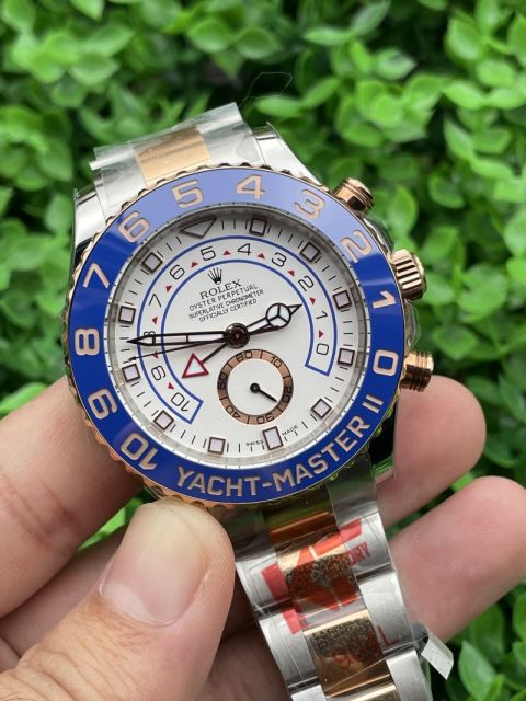 Replica Rolex Watch 5A Quality 7750 Timing Movement 904L Steel 43mm KF Factory 116681 Yacht Master Watch