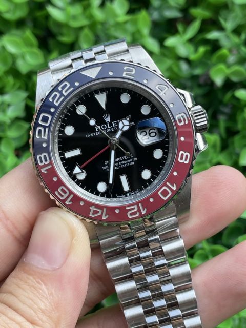 Replica Rolex Watch 3186 Movement 904L Steel 40mm 1:1 Noob Factory 126711CHNR GMT Master Pepsi Watch