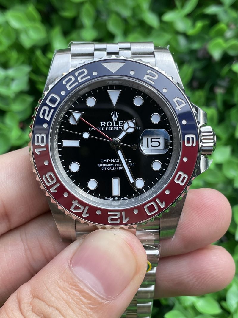 Replica Rolex Watch 3285 Movement 904L Steel 40mm 1:1 Clean Factory 126710BLRO GMT Master Pepsi Watch