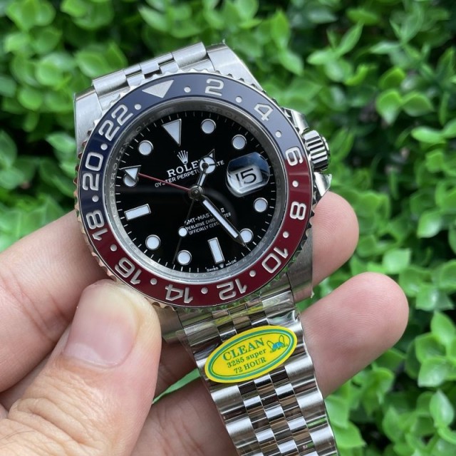 Replica Rolex Watch 3285 Movement 904L Steel 40mm 1:1 Clean Factory 126710BLRO GMT Master Pepsi Watch