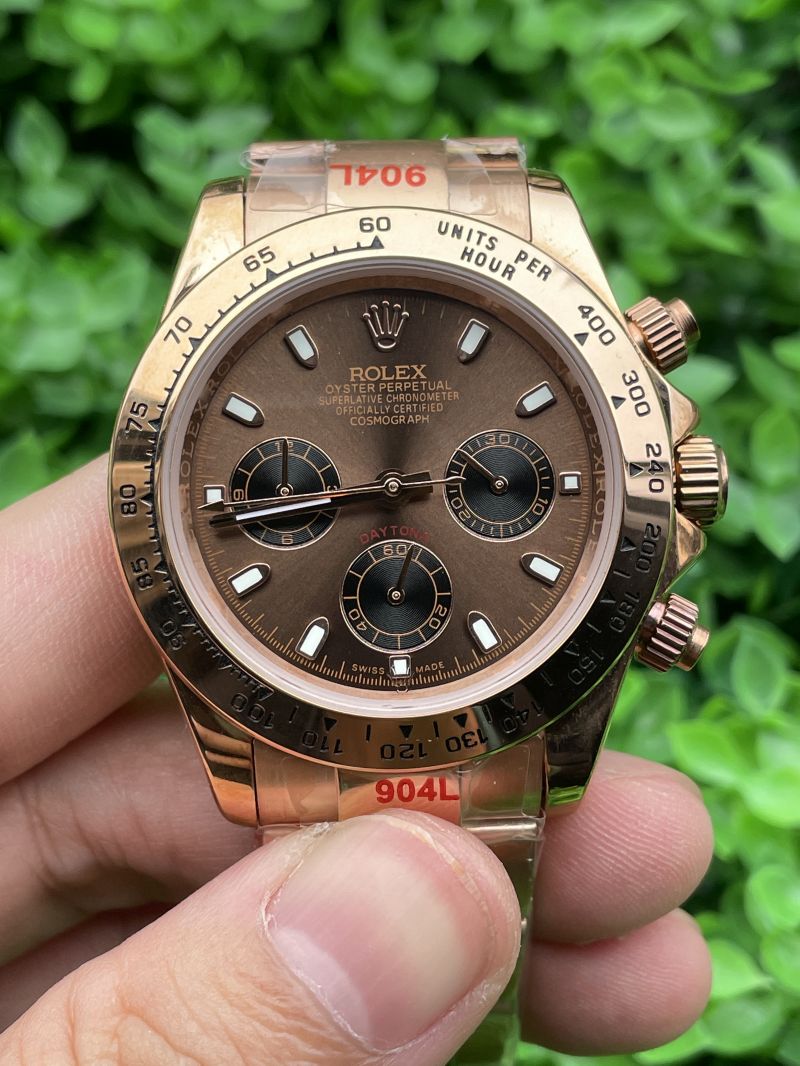 Replica Rolex Watch 3A Quality Quartz Timing Function Movement 316L Steel 40mm Daytona Watch