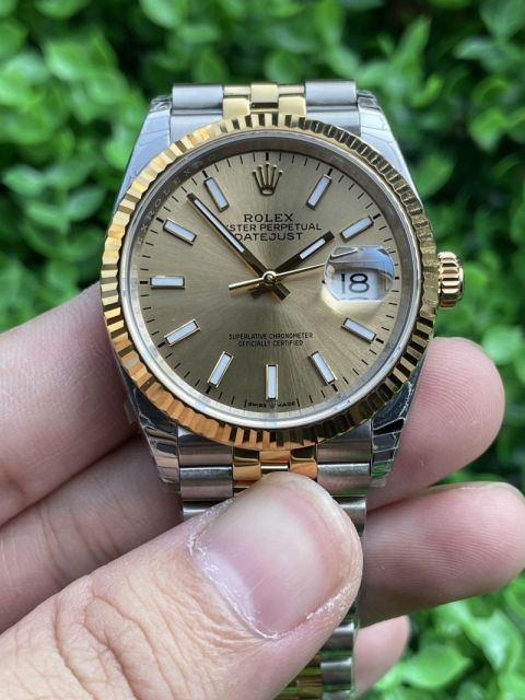 Replica Rolex Watch 5A Quality 3235 Movement 904L Steel 36mm EW Factory Datejust Watch