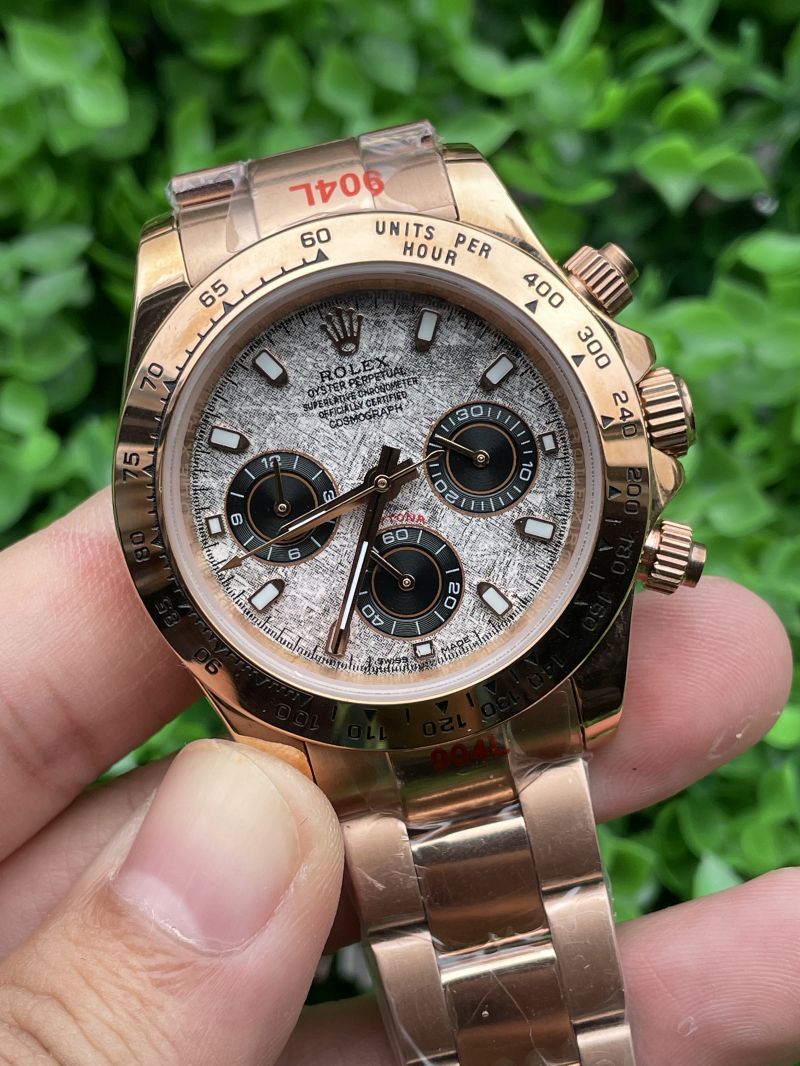 Replica Rolex Watch 3A Quality Quartz Timing Function Movement 316L Steel 40mm Daytona Watch