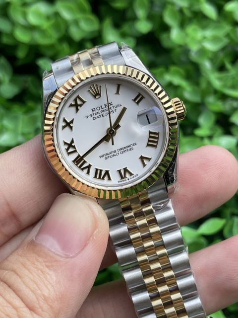 Replica Rolex Watch 5A Quality 2236 Movement 904L Steel 31mm Noob Factory Datejust Lady Wrist Watch