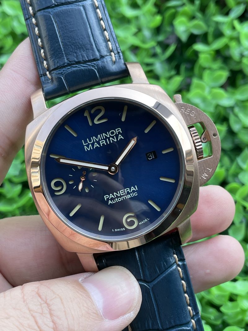 Replica Panerai Watch Seagull 2813 Movement AAA+ Quality Rose Gold King Factory 44mm PAM Watch