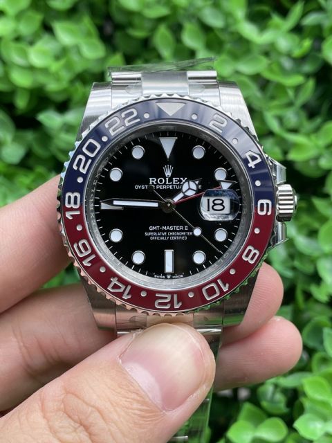 Replica Rolex Watch 3285 Movement 904L Steel 40mm 1:1 Clean Factory 126710BLRO GMT Master Pepsi Watch