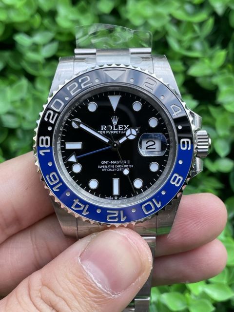 Replica Rolex Watch 3285 Movement 904L Steel 40mm 1:1 Clean Factory 126710BLNR GMT Master Batman Watch