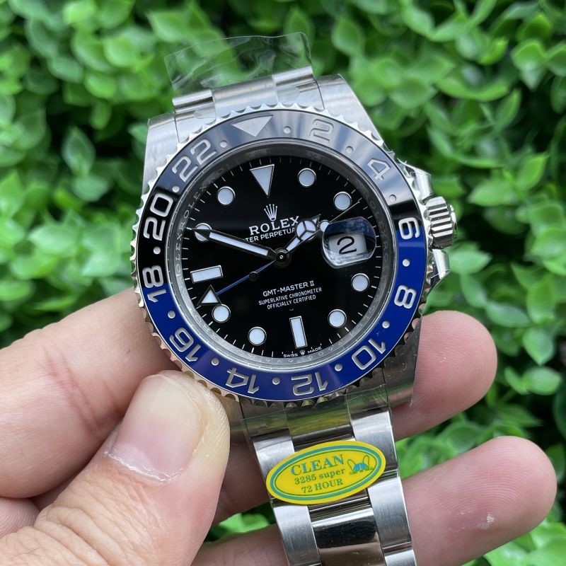 Replica Rolex Watch 3285 Movement 904L Steel 40mm 1:1 Clean Factory 126710BLNR GMT Master Batman Watch