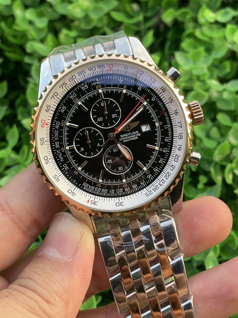 Replica Breitling Watch AAA Quality Quartz Battery Movement 316L Steel 42mm NAVITIMER Watch