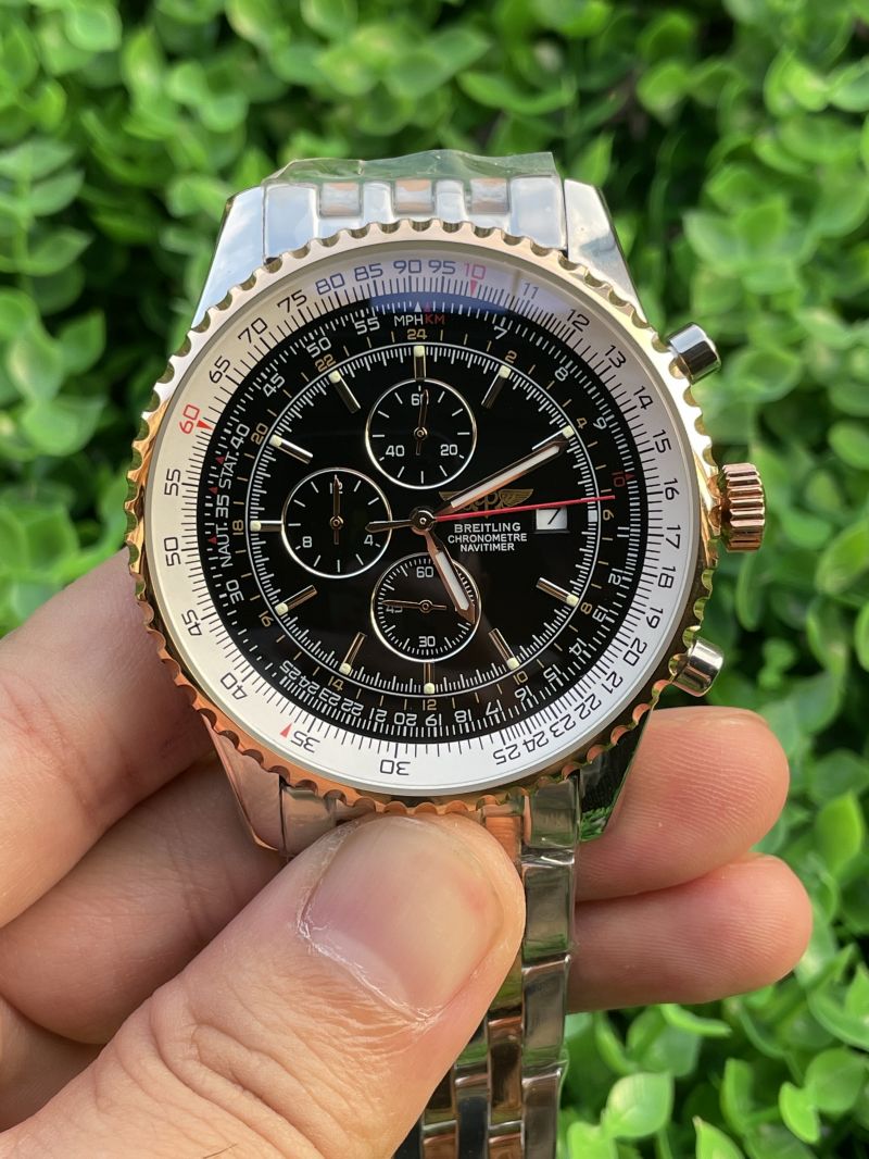 Replica Breitling Watch AAA Quality Quartz Battery Movement 316L Steel 42mm NAVITIMER Watch