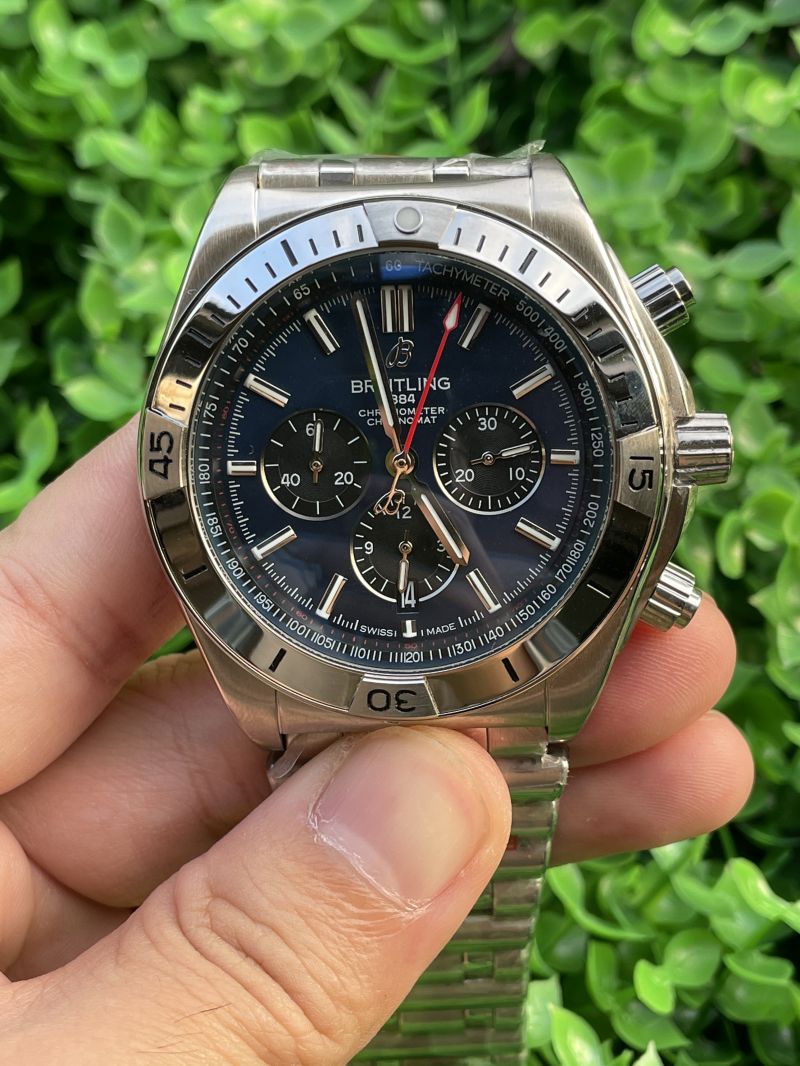 Replica Breitling Watch AAA Quality Quartz Battery Movement 316L Steel 42mm CHRONOMAT Watch