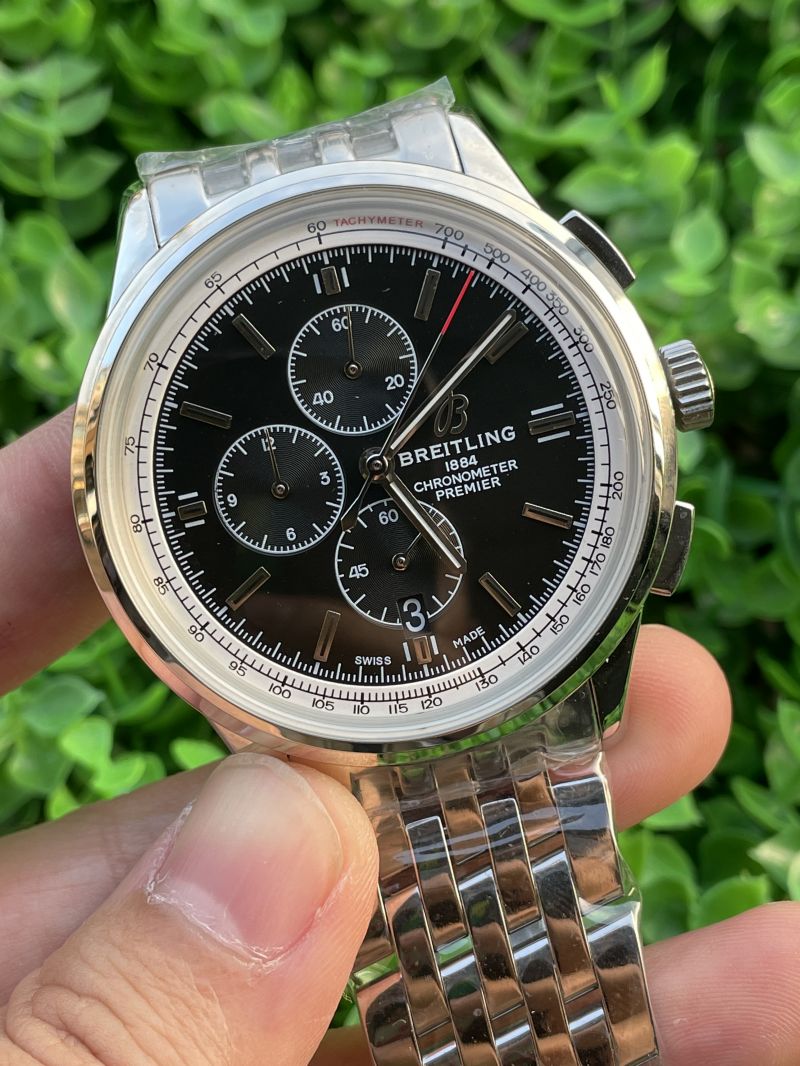 Replica Breitling Watch AAA Quality Quartz Battery Movement 316L Steel 42mm PREMIER Watch