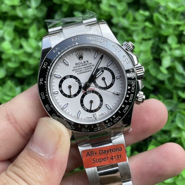 Replica Rolex Watch 5A Quality 4131 Timing Movement 904L Steel 1：1 40mm ZF Factory 126500LN Daytona Watch