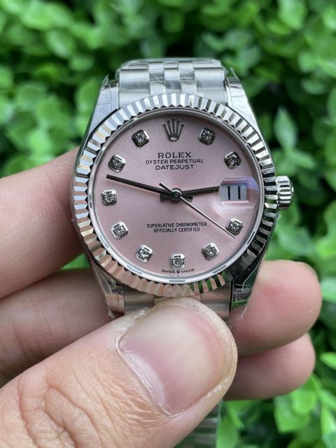 Replica Rolex Watch 5A Quality 2236 Movement 904L Steel 31mm Noob Factory Datejust Lady Wrist Watch