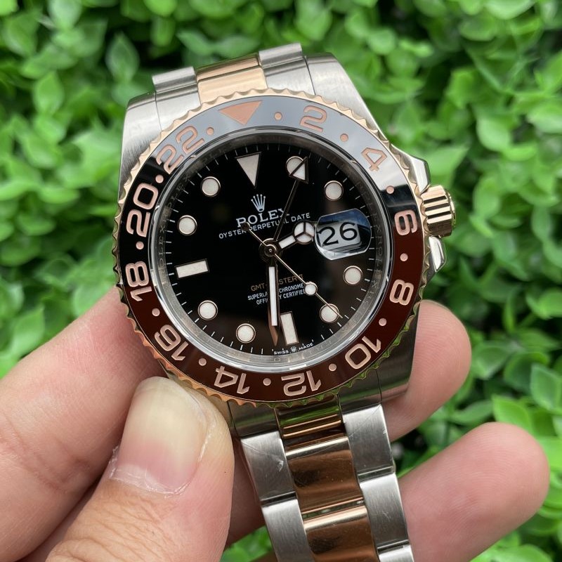 Replica Rolex Watch Seagull 2813 Movement AAA+ Quality K1 Factory 40mm Rootbeer GMT Master Watch