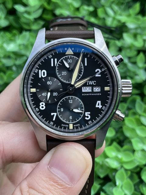 Replica IWC Watch 5A Quality 7750 Timing Function Movement 41mm Steel Case ZF Factory IW387903 PILOT'S Wacth