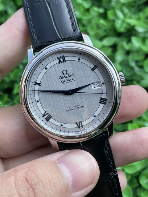 Replica Omega 5A Quality 2824 Movement Steel Steel 1：1 Noob Factory 39mm DE VILLE Watch