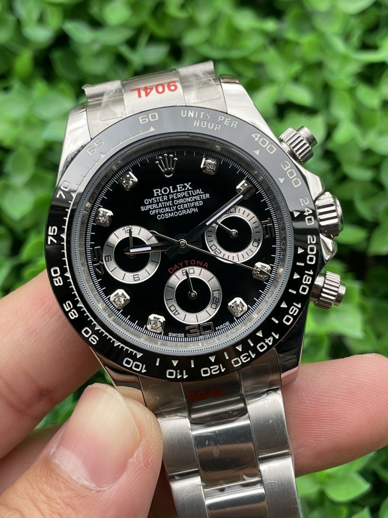 Replica Rolex Watch 3A Quality Quartz Timing Function Movement 316L Steel 40mm Daytona Watch