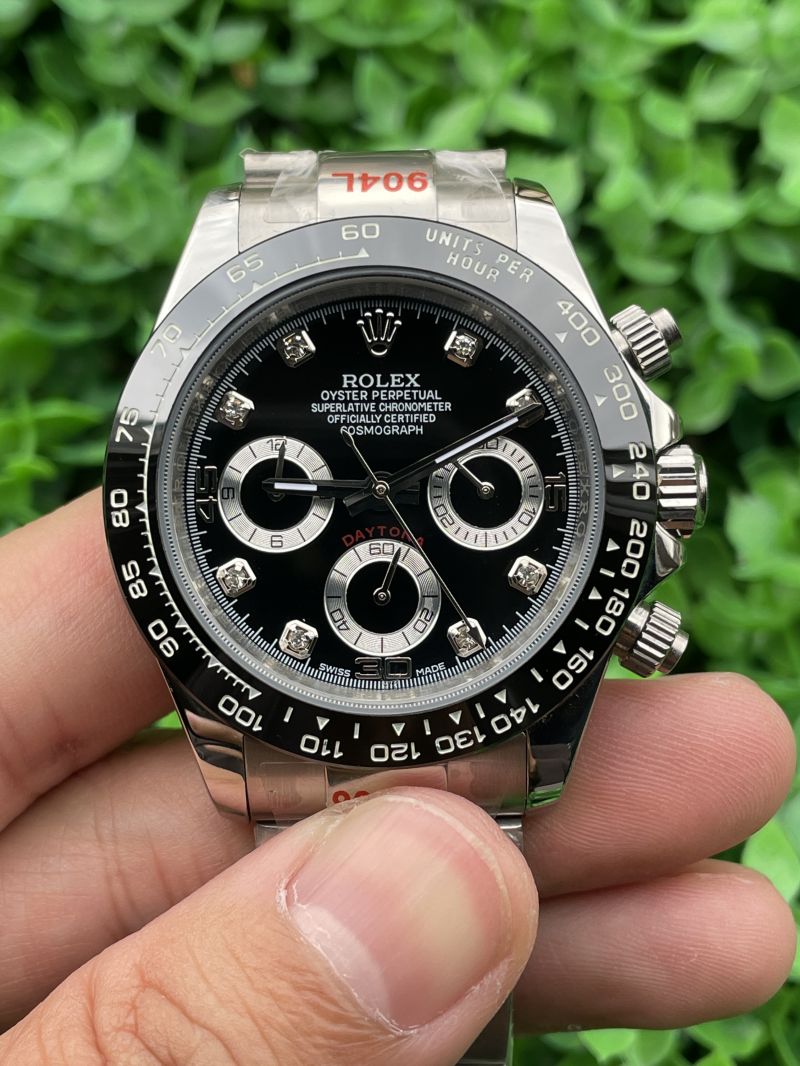 Replica Rolex Watch 3A Quality Quartz Timing Function Movement 316L Steel 40mm Daytona Watch