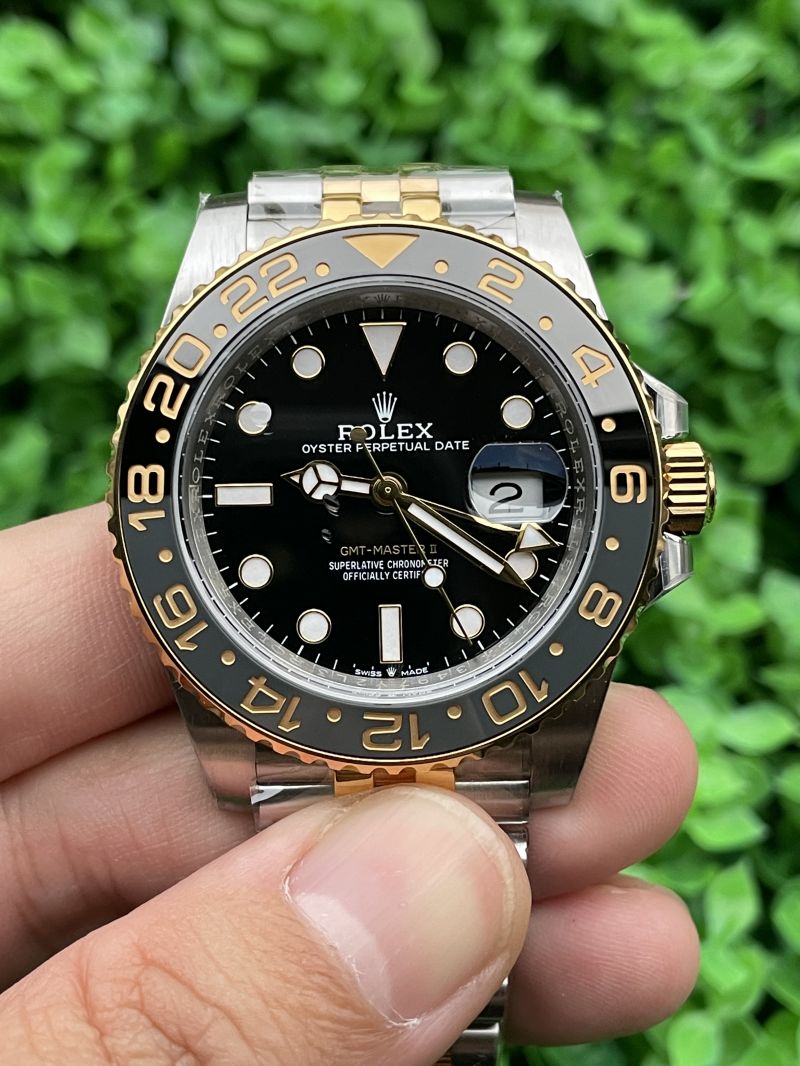 Replica Rolex Watch 3285 Movement 904L Steel 40mm 1:1 Clean Factory 126713GRNR GMT Master Watch